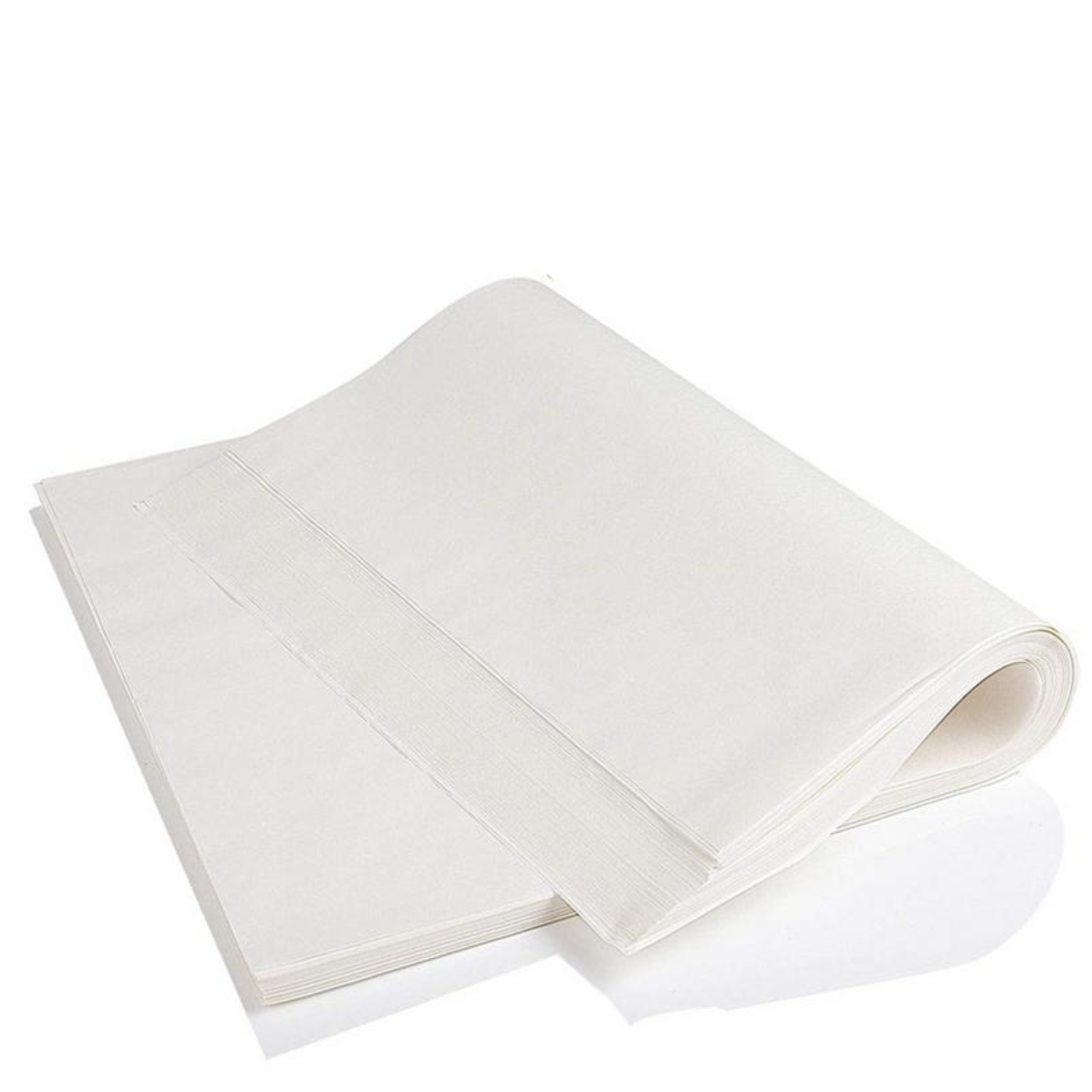 Білий крафт-папір у листах 40x60 см 50 шт пакувальний обгортковий щільний крафтовий папір для пакування