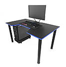 Пк геймерські столи X12 Сучасний комп'ютерний стіл 140 см Ігровий стіл для комп'ютера геймерський, фото 9