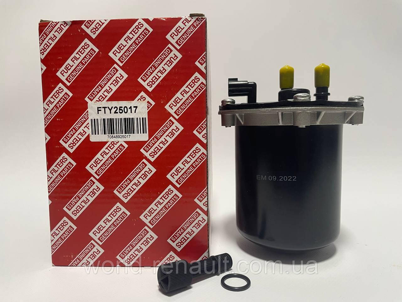 RENZET (Польща) FTY25017 — Паливний фільтр (розбірний) на Renault Duster II 2018г.