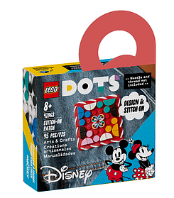 Конструктор LEGO DOTS Нашивка Міккі Маус та Мінні Маус 95 деталей (41963)