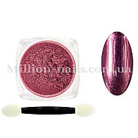 Новинка! Втирка для дизайну нігтів з мікроблискітками (рожевий)