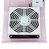 Професійна манікюрна настільна витяжка, 40W, SIMEI 858-2A, Рожева / Потужний пилозбірник з вентилятором, фото 7