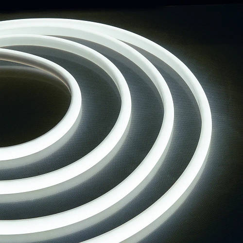Неоновая лента LED NEON Белая 5M, светодиодный гибкий неон для дома ...