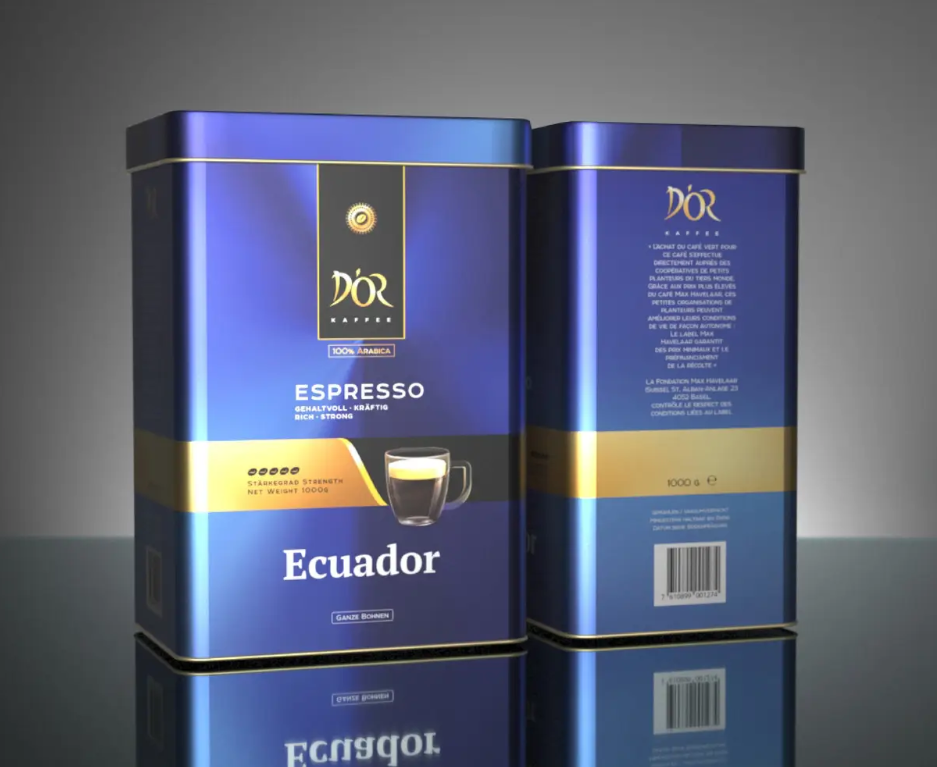 КАВА DOR KAFFEE Еспресо 1 кг Зерно Ж/Б Еквадор (Швейцарія) * 20