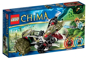 Конструктор LEGO Legends Of Chima Кігтеріз Кроулі 139 деталей (70001)