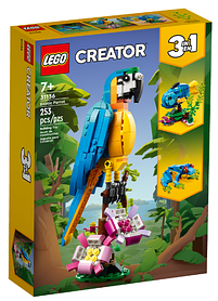 Конструктор LEGO Creator 3-in-1 Екзотичний папуга 253 деталі (31136)