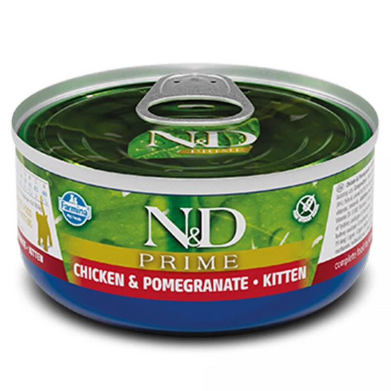 Farmina (Фармина) N&D Prime GF Chicken & Pomegranate Kitten-70гр