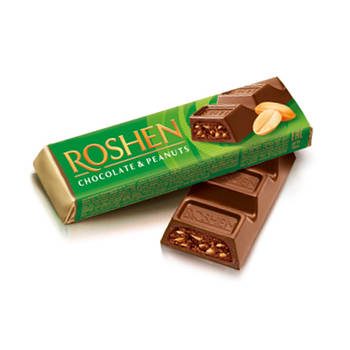Батон Roshen з арахісовою начинкою 30шт