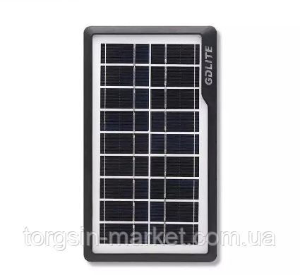 Портативная солнечная панель Solar panel Gdlite GD-035wp 7V - 3.5W +кабель для зарядки гаджетов,TG - фото 3 - id-p1783087306