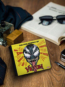 Кошелек Веном "Философия" / Venom Без відкидної кишені для документів