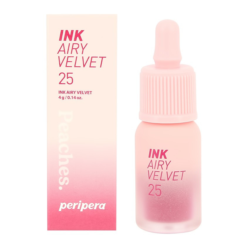 Стійкий тинт для губ Peripera Ink Airy Velvet #25 Zazzy Peach 4 гр