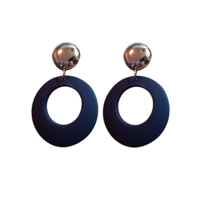 Сережки гвоздики кільця, довжина 7.5см