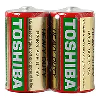 Батарейка TOSHIBA R20 сольова (2шт у спайці)
