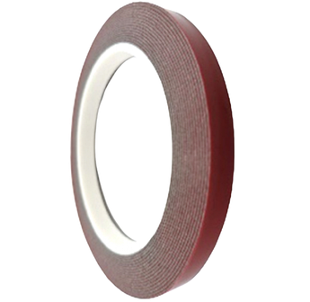 Стрічка монтажна (скотч) двостороння на акриловій основі Solid Max Fix Slim, 12 мм x 5 м Сірий