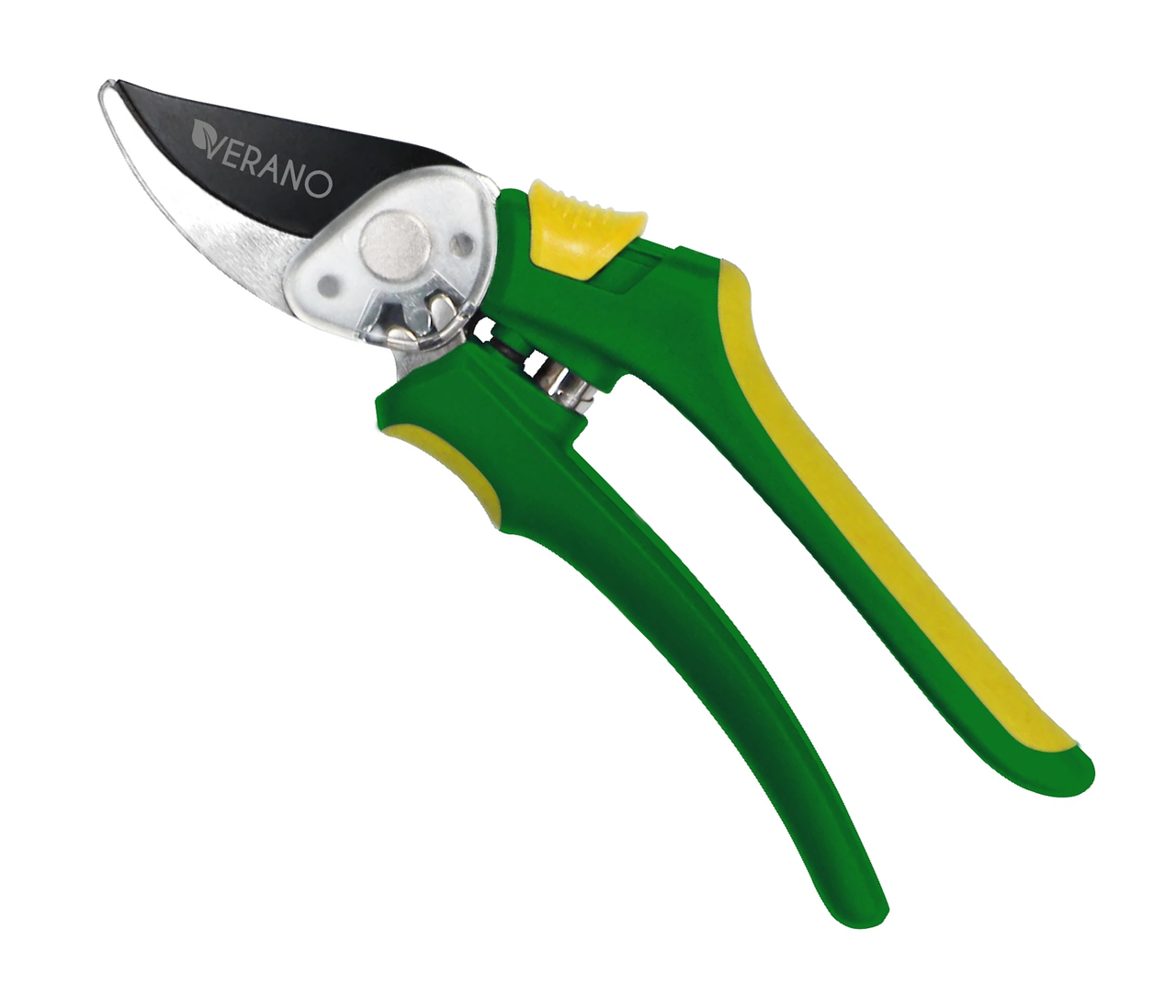 Секатор Verano зубчастий механізм косий зріз 18 мм 205 мм (71-816)