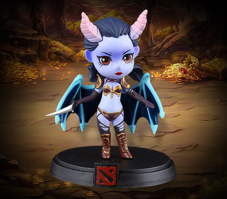 Фігурка SmallAll Акаша Queen of Pain Квопа Дота 2 Dota 2 9 см ABC