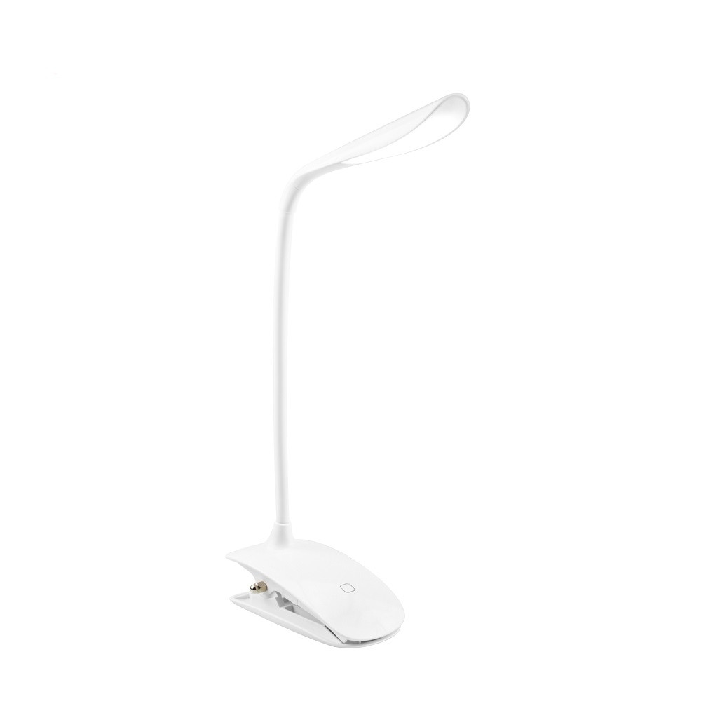 Настільна лампа ColorWay Flexible & Clip з вбудованим акумулятором White (CW-DL04FCB-W)