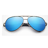 Сонцезахисні окуляри для риболовлі з поляризацією крапля, Silver, фото 3