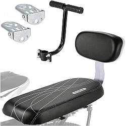 Дитяче сидіння на велосипед + підніжки + тримак для рук (33,5х15,7 см) / Заднє сидіння на велосипед