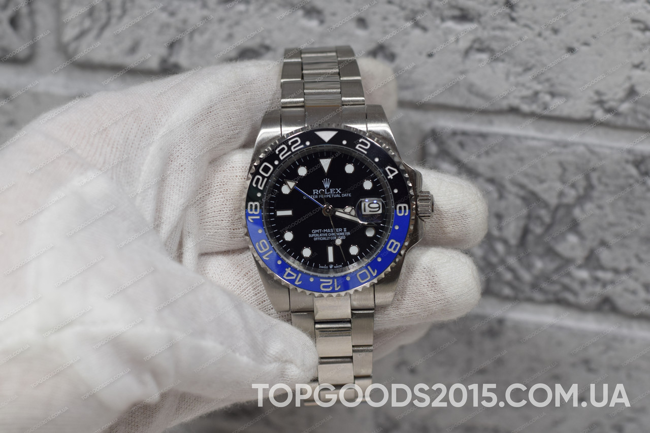 Наручные часы Rolex GMT Master II Batman - фото 1 - id-p1326471280