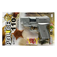 Игрушечный пистолет с пистонами и значком "COMMANDO" Golden Gun 283GG - TT Kids