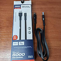 Шнур штекер USB А — штекер USB type C, JELLICO 3.1A чорний