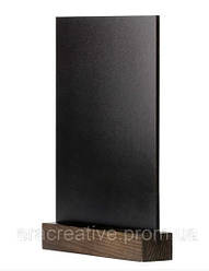 Крейдяні дерев'яні грифельні цінники. Настільні дошки для письма крейдою та маркером.