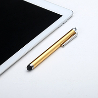 Стилус універсальний м'який бронзовий, місткісна ручка для сенсорного екрана, планшета, смартфона