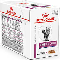 Royal Canin Renal Feline Chicken Pouches 12х85 грамм