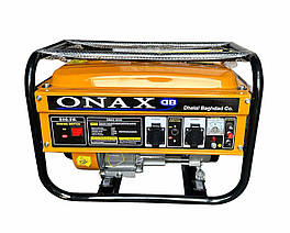Бензиновий якісний генератор Onax 2,5 кВт-2,8 кВт (ручний тип запуску)