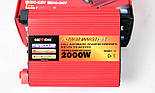Інвертор перетворювач CIEMANS 12-220V 2000W Power Inverter, фото 3