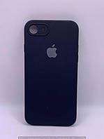 Чохол Silicone Case Square Full Camera Protective (AA) для Apple iPhone 7 / 8 / SE (2020) (4.7") (Чорний /