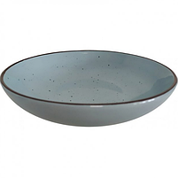 Тарілка супова Pattern 20см YF6002-5 блакитний LIMITED EDITION, фото 3