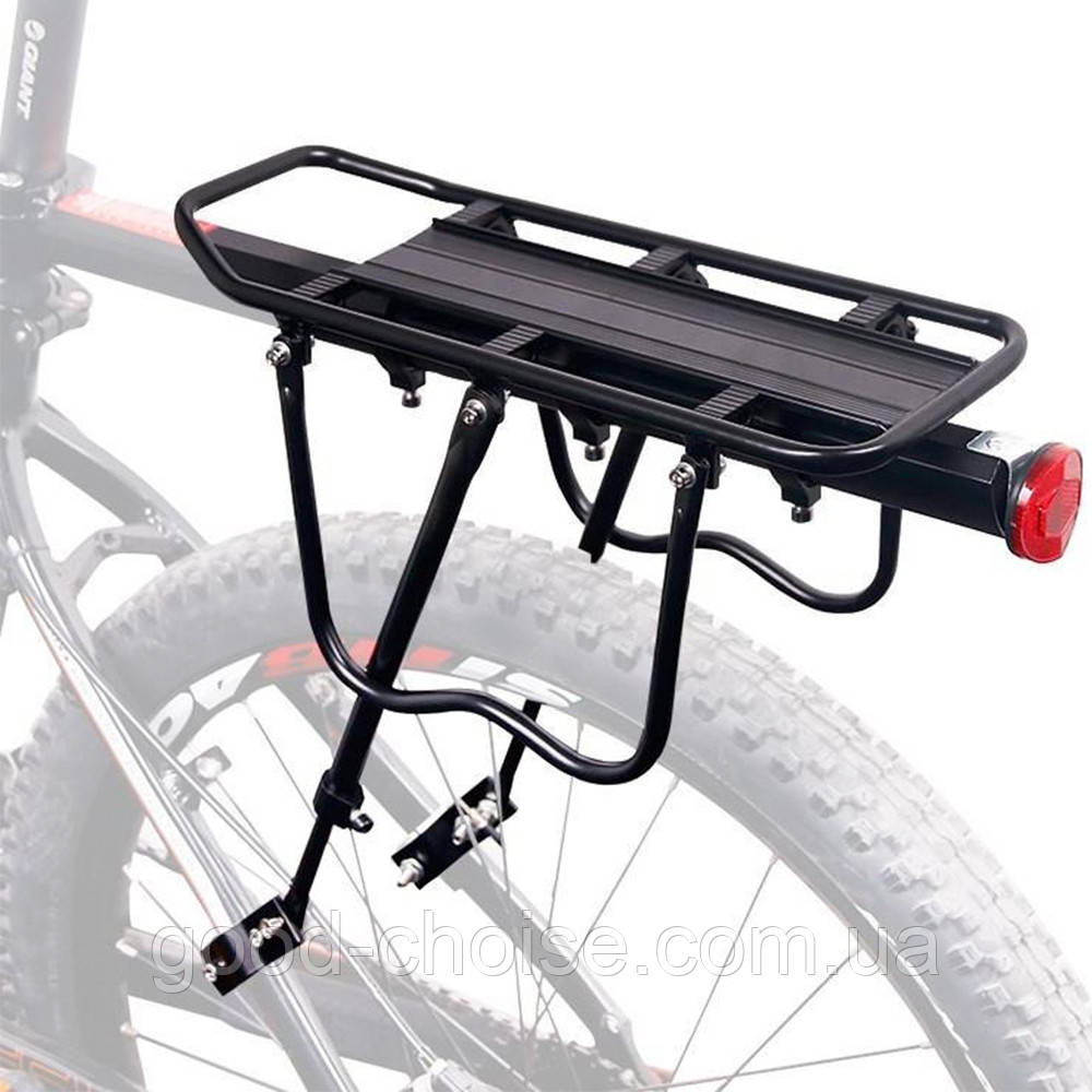 Велосипедний багажник навісний (52,5х13,5х35,5 см), до 50кг  / Універсальний велобагажник