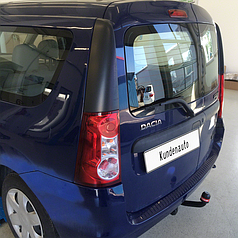 Фаркоп Dacia Logan MCV 2007-2013 (Renault Logan універсал) без підрізу бампера