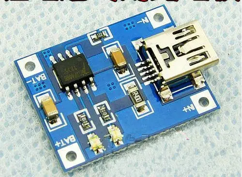 TP4056 Модуль заряду Li-ion акумуляторів, Mini USB акб