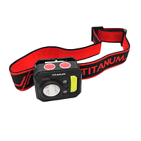 Ліхтарик LED налобний 250Lm 6500К чорний TLF-H05 Titanum, фото 3