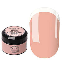 База Komilfo French Rubber Base 001 Dusty Rose, 30 мл (боченок)