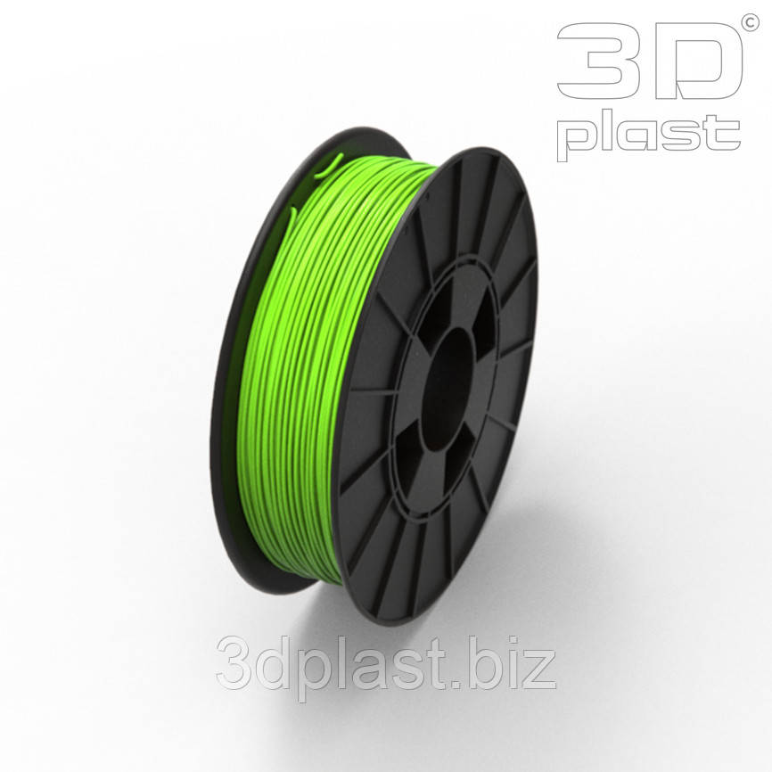 PLA (ПЛА) пластик 3Dplast филамент для 3D принтера 1.75 мм 0.85, зеленый-травяной - фото 1 - id-p1407830178