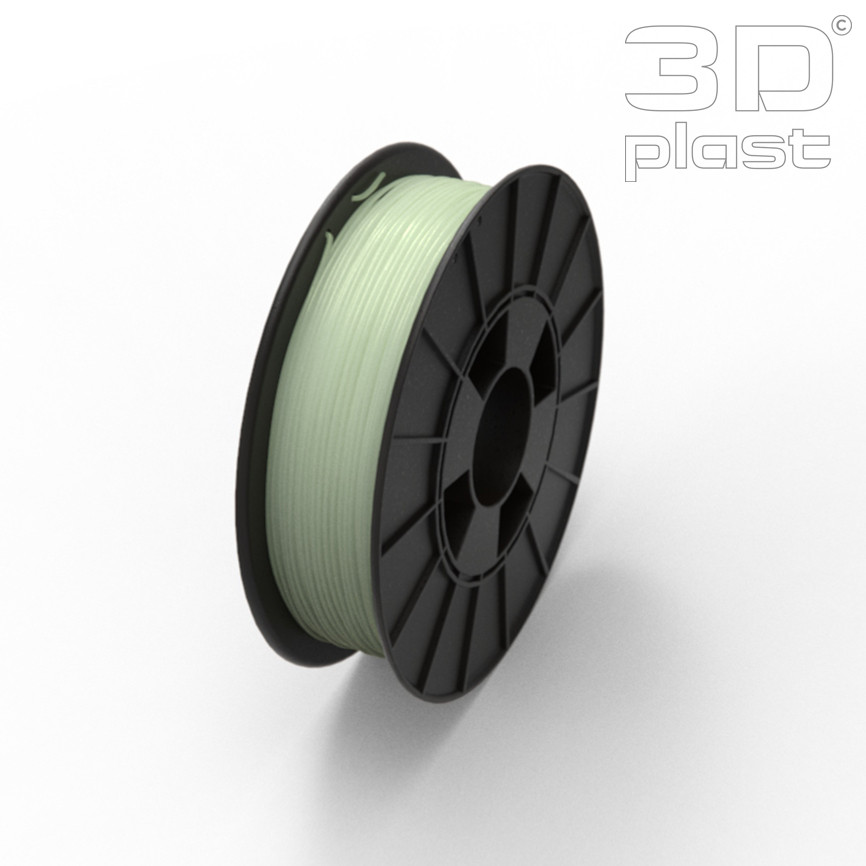 PLA(ПЛА) пластик 3Dplast філамент для 3D принтера,1.75 мм 0.85, незабарвлений