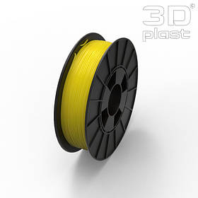 PLA(ПЛА) пластик 3Dplast філамент для 3D принтера,1.75 мм 0.85, прозорий-жовтий