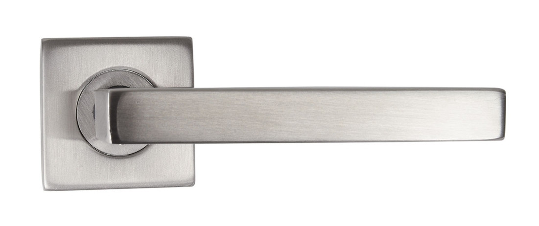 Ручки на міжкімнатні/ вхідні двері SIBA Parma SSR02 нержавіюча сталь (22 22), фото 1