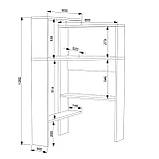 Комп'ютерний стіл ЛЕГА — 70 кутовий із надбудовою (LEGA), фото 2