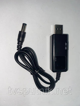 Кабель живлення для роутера, модему USB 12V/9V з перемикачем, фото 1