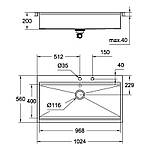 Мийка кухонна Grohe EX Sink K800 (120 cm) (31586SD0), фото 3