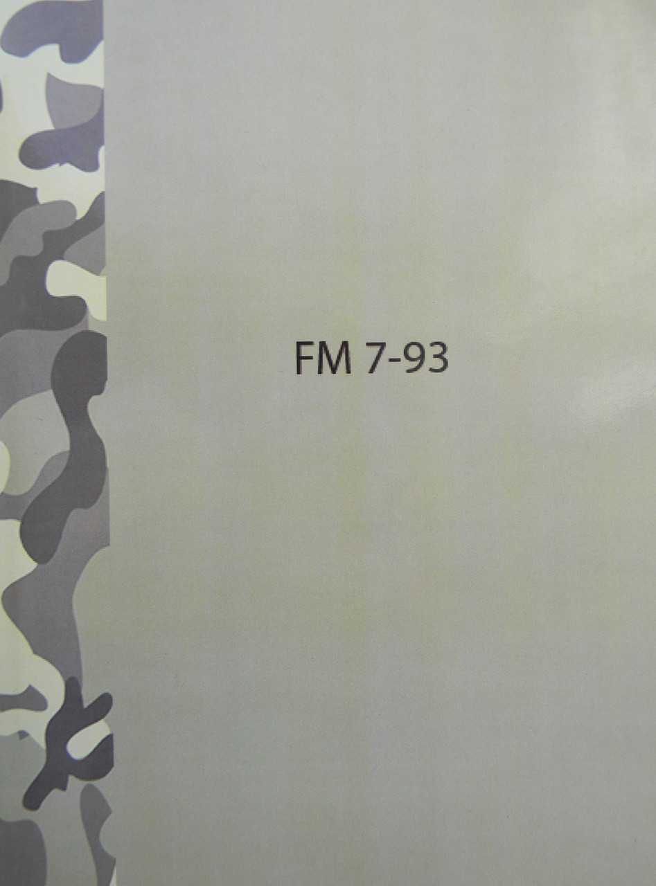 "ФМ 7-93 Операції підрозділів глибинної розвідки" Військова література для розвідників