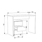 Комп'ютерний стіл ЛЕГА — 71 з тумбою (LEGA), фото 3