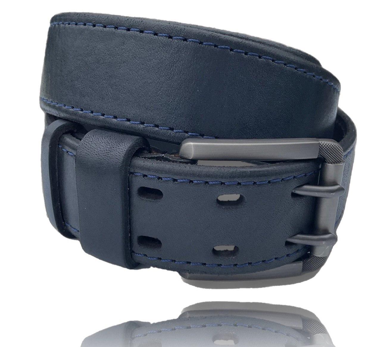 Ремень мужской Mango Кожаный Синий РК15/1 (ID#1601143691), цена: 360 ...