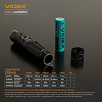Ліхтарик LED портативний 1200Lm 5000К чорний VLF-A105RH Videx, фото 10