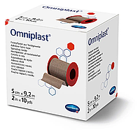 Пластырь фиксирующий Omniplast 5 см х 9,2 м текстильный(PS)